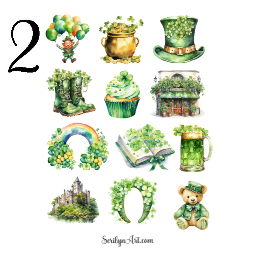 St. Patricks Day Sticker Sheet