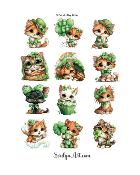 St Patricks Day Kitties