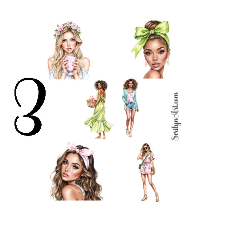 Summer Douceaur Sticker Sheet