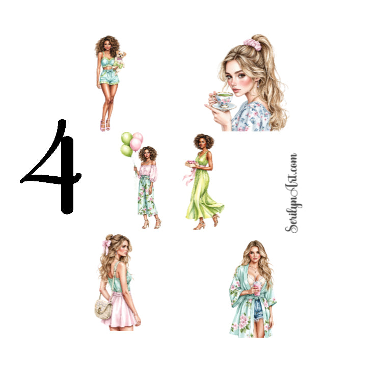 Summer Douceaur Sticker Sheet