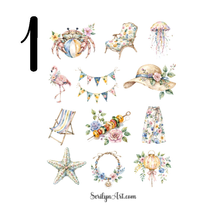 Summer Magic Sticker Sheet