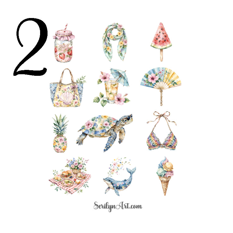 Summer Magic Sticker Sheet