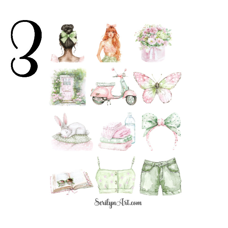 Summer Mood Sticker Sheet