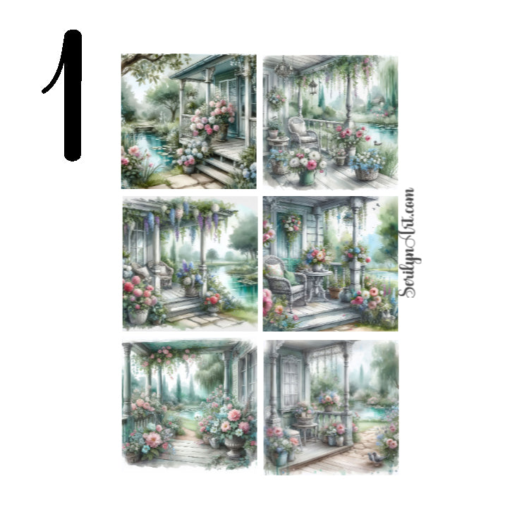 Summer Porch Sticker Sheet