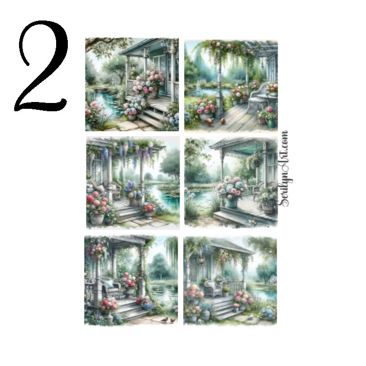 Summer Porch Sticker Sheet