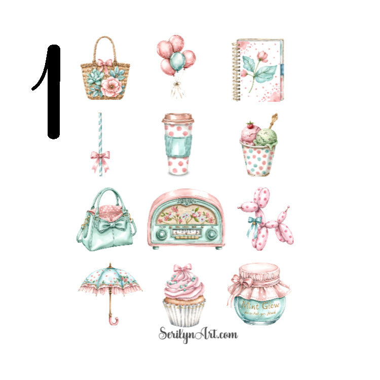 Summertime Vibes Sticker Sheet