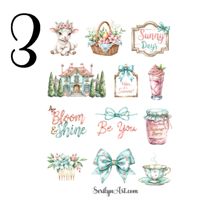 Summertime Vibes Sticker Sheet