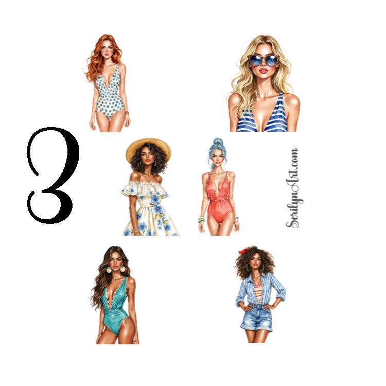 Summery Sticker Sheet