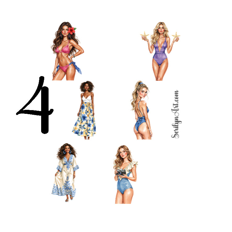 Summery Sticker Sheet