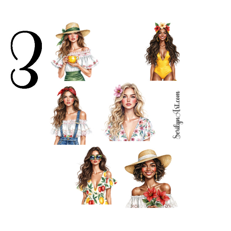 Sunny Sicily Sticker Sheet