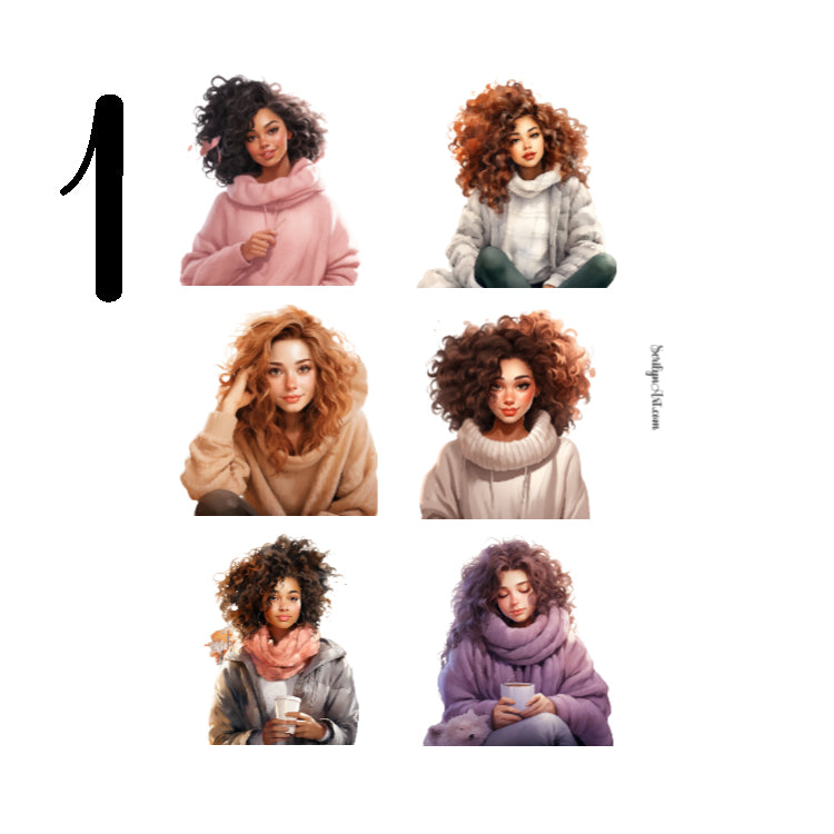 Sweater Weather Sticker Sheet