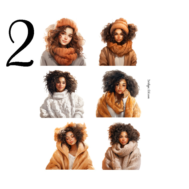 Sweater Weather Sticker Sheet