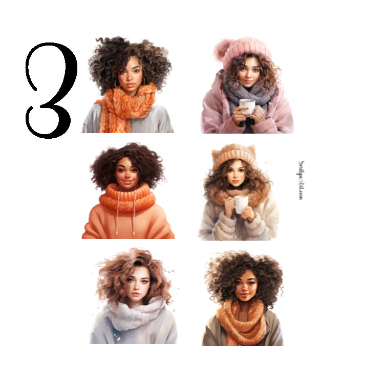 Sweater Weather Sticker Sheet