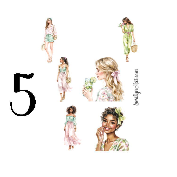 Sweet Summertime Sticker Sheet