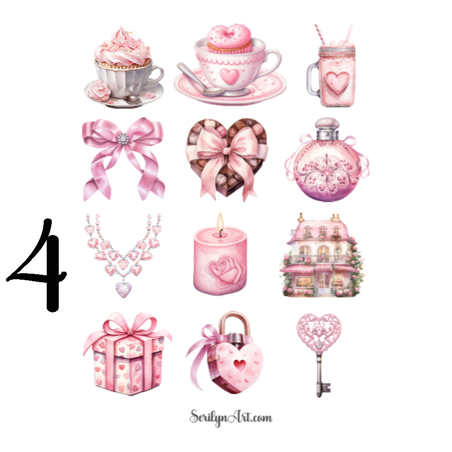 Sweet Valentine Sticker Sheet