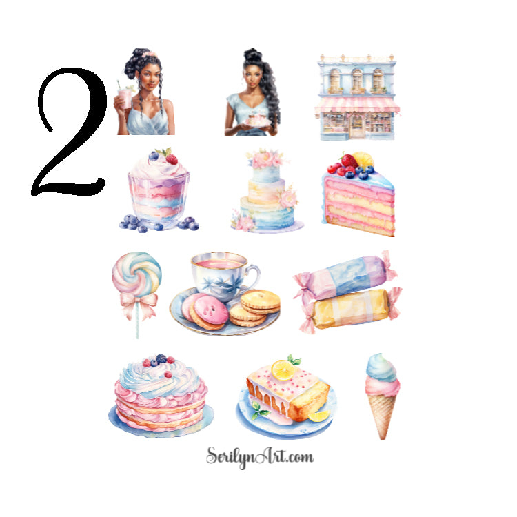 Sweets Lover Sticker Sheet