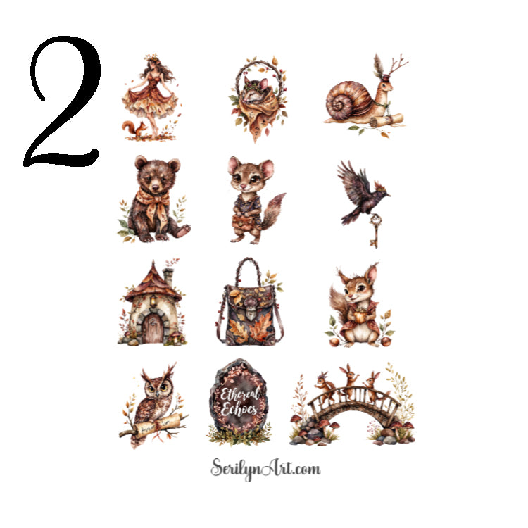 Sylvaniasong Woodland Sticker Sheet