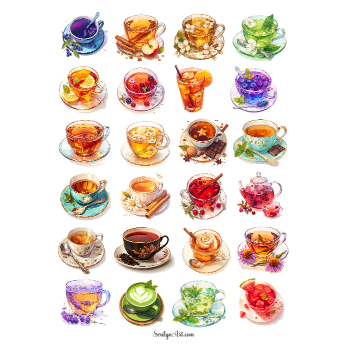 Tea Sticker Sheet