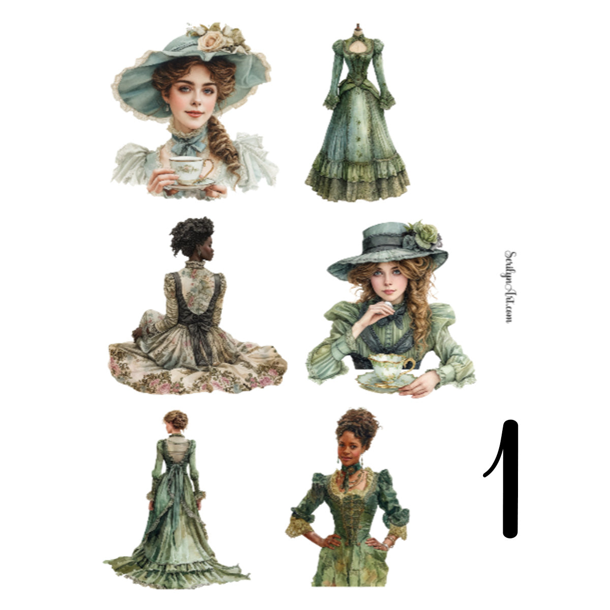 Tea Party Sticker Sheet