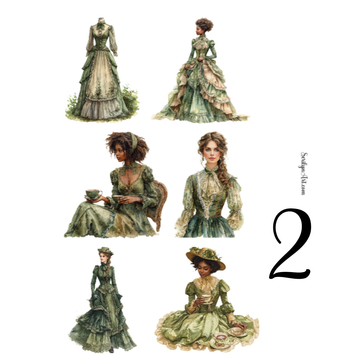 Tea Party Sticker Sheet