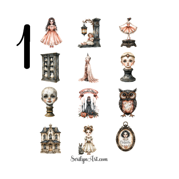 The Dollmakers Curse Sticker Sheet