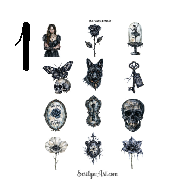 The Haunted Mansion Sticker Sheet