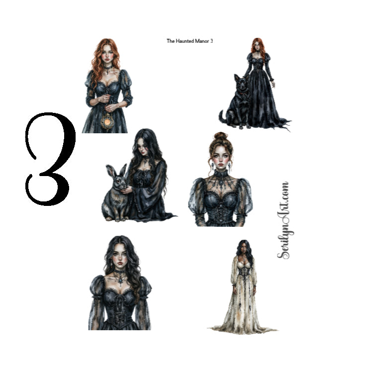 The Haunted Mansion Sticker Sheet