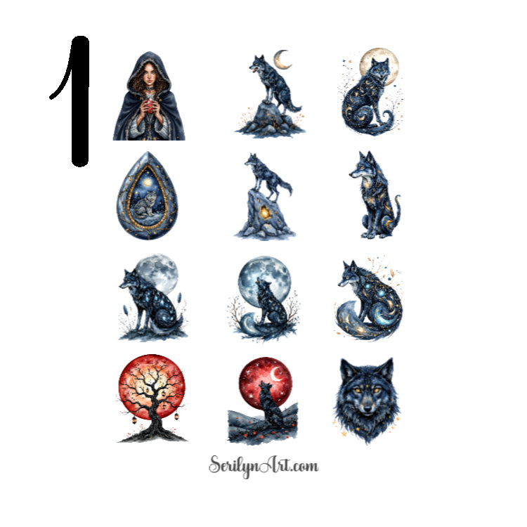 The Howling Hollow Sticker Sheet