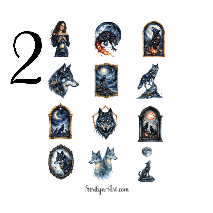 The Howling Hollow Sticker Sheet