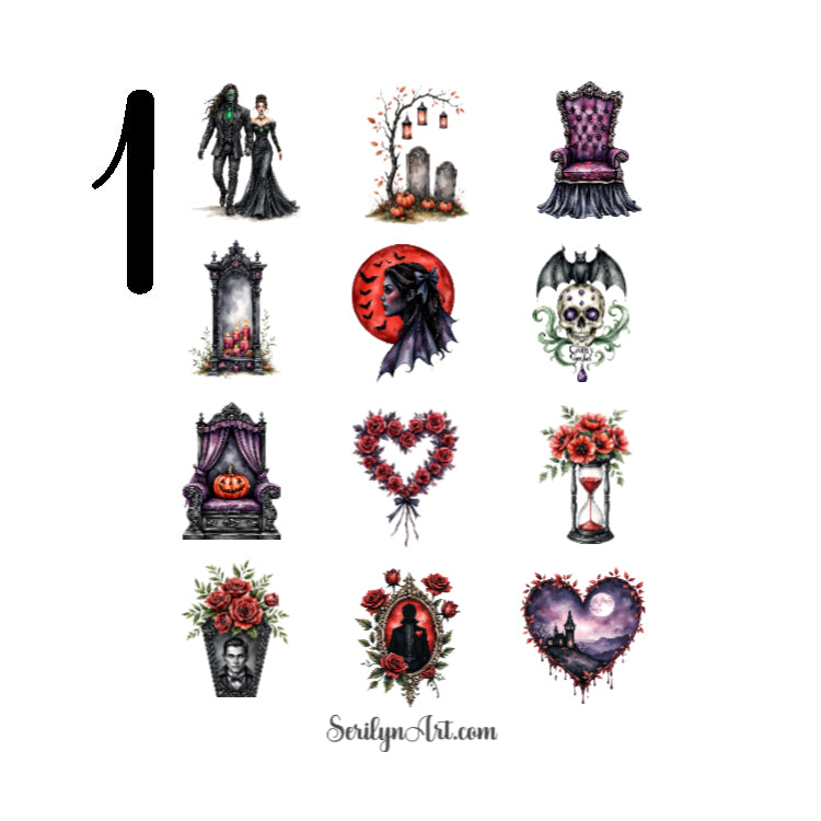 The World of Dracula Sticker Sheet