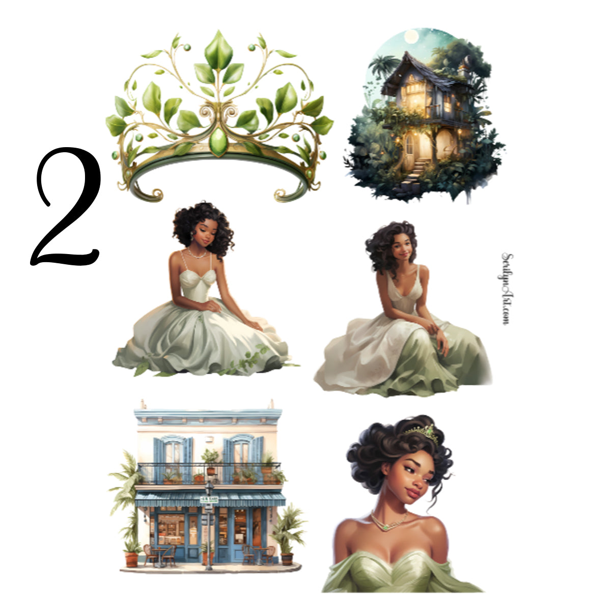 Tiana Sticker Sheet
