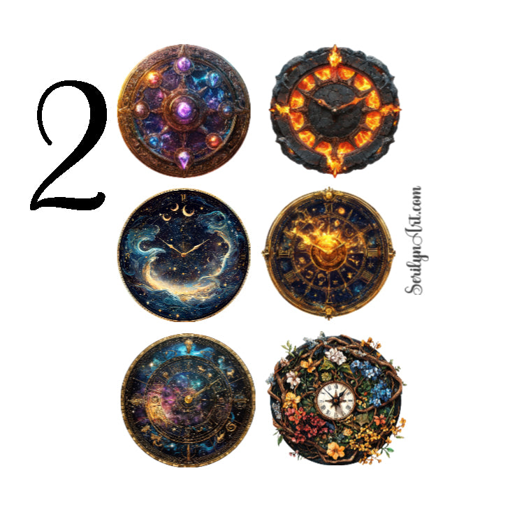 Time Wheels Sticker Sheet