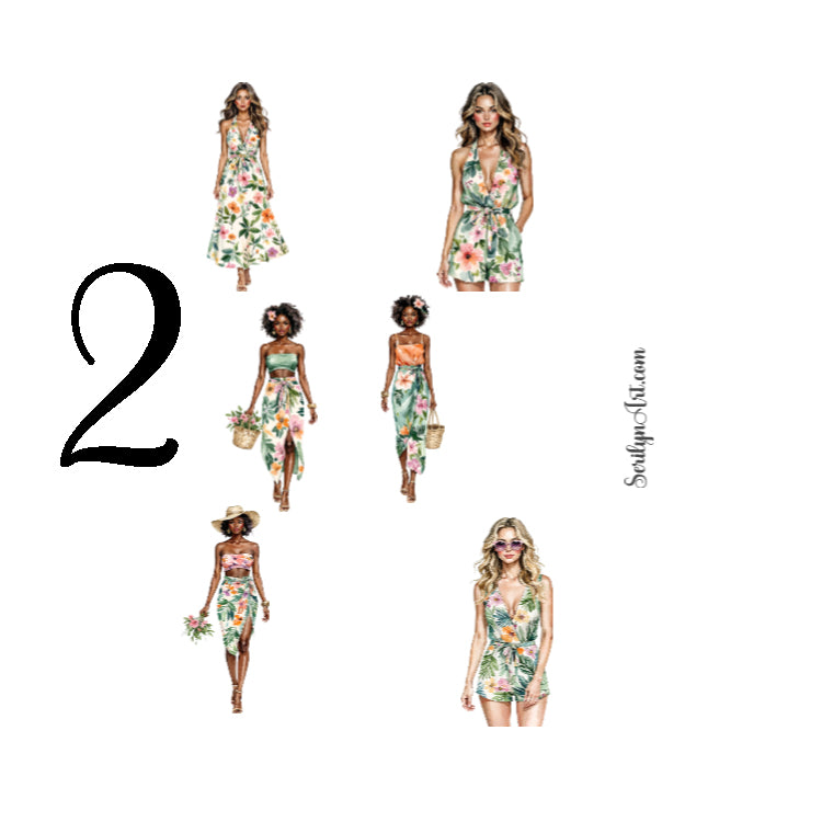 Tropical Sticker Sheet