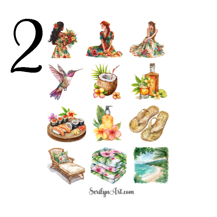 Tropical Heat Sticker Sheet