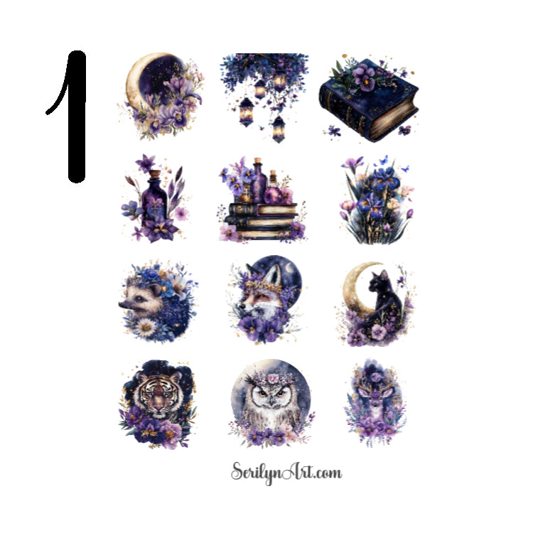 Twilight Garden Sticker Sheet