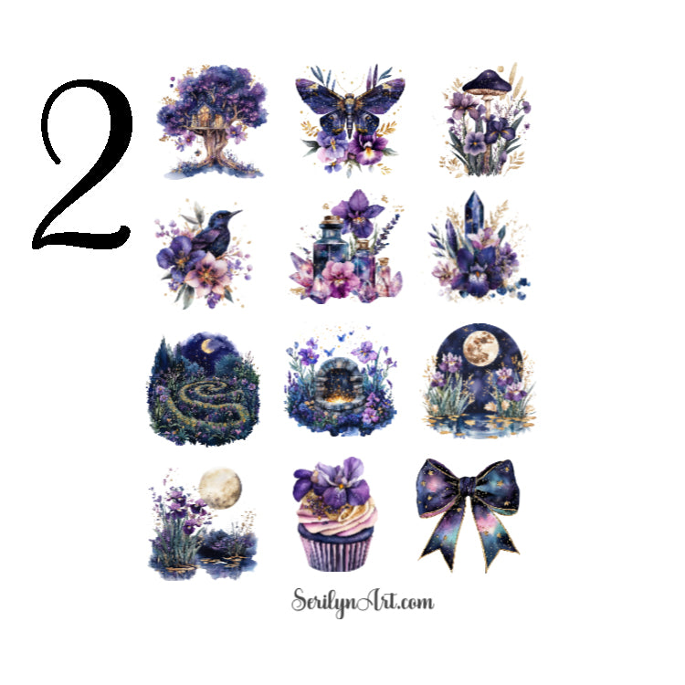Twilight Garden Sticker Sheet