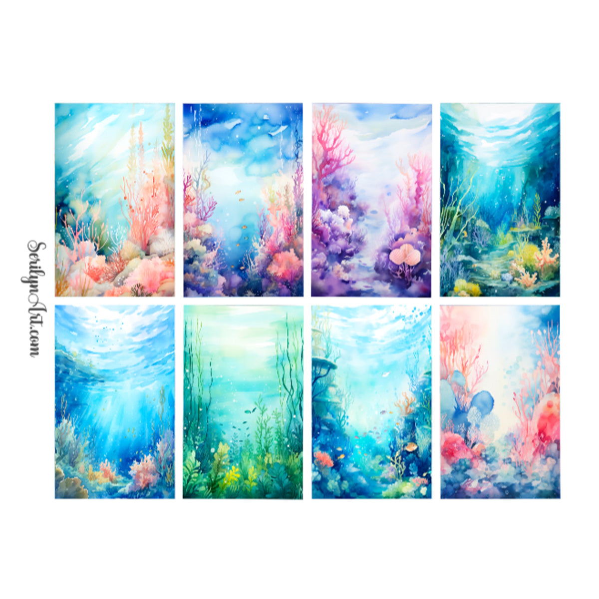 Underwater Coral Deco Boxes