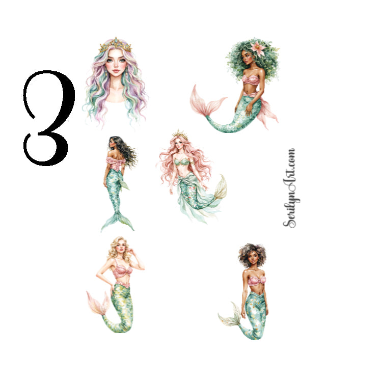 Underwater Fantasy Sticker Sheet