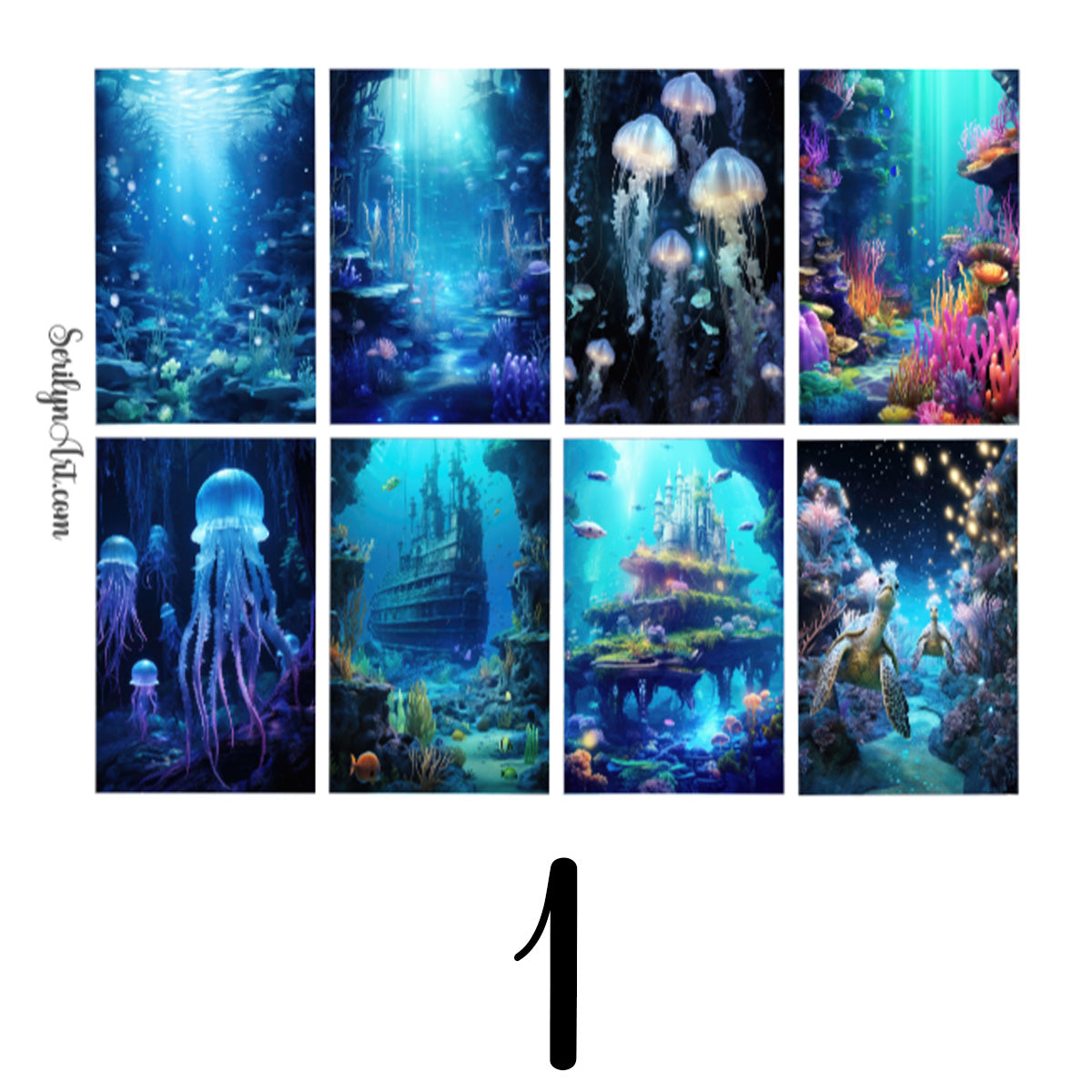 Underwater Scenes Deco Boxes