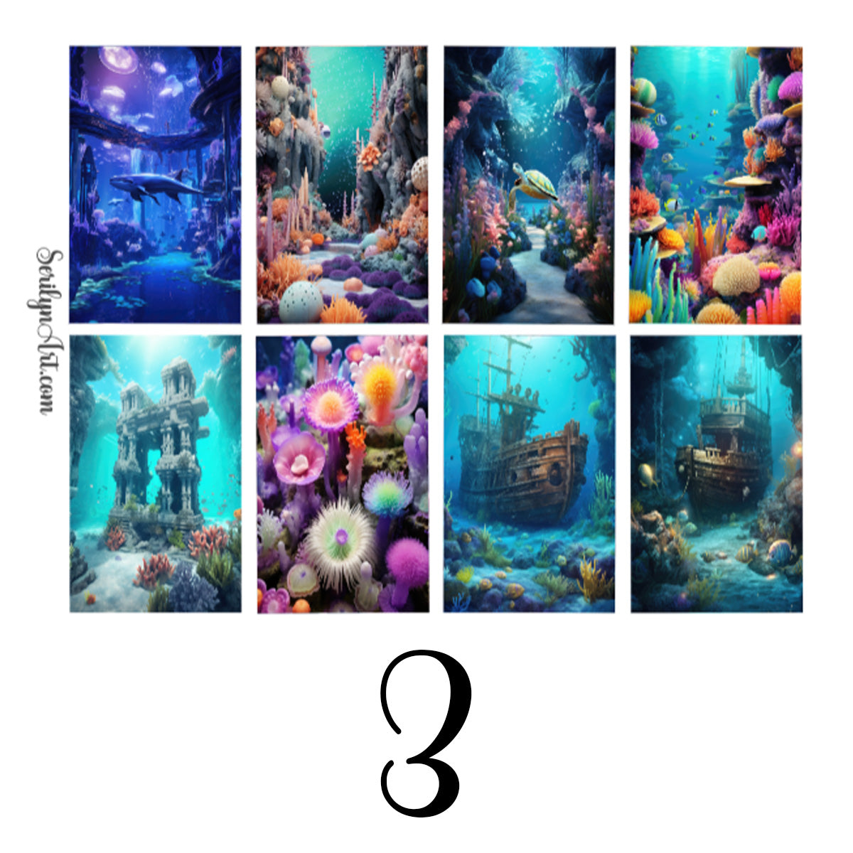Underwater Scenes Deco Boxes