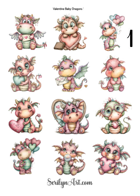 Valentine Baby Dinosaurs