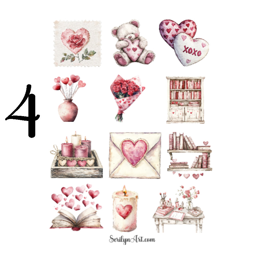 Valentine Planner Sticker Sheet