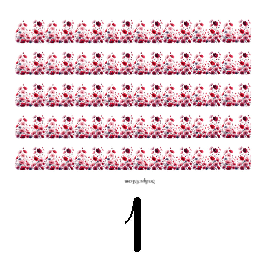 Valentine Wildflowers Sticker Sheet