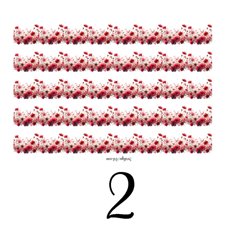 Valentine Wildflowers Sticker Sheet