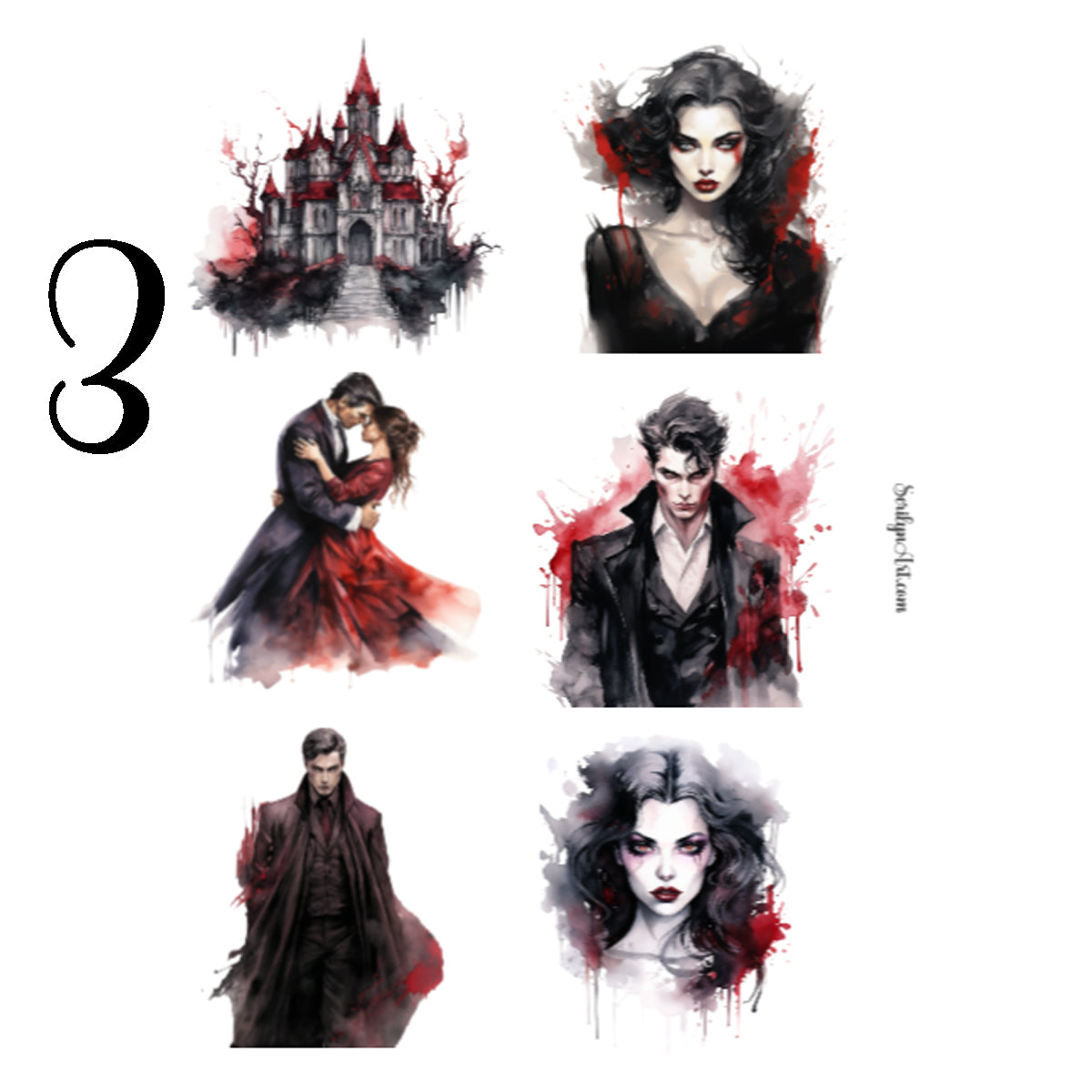 Vampire Lair Sticker Sheet