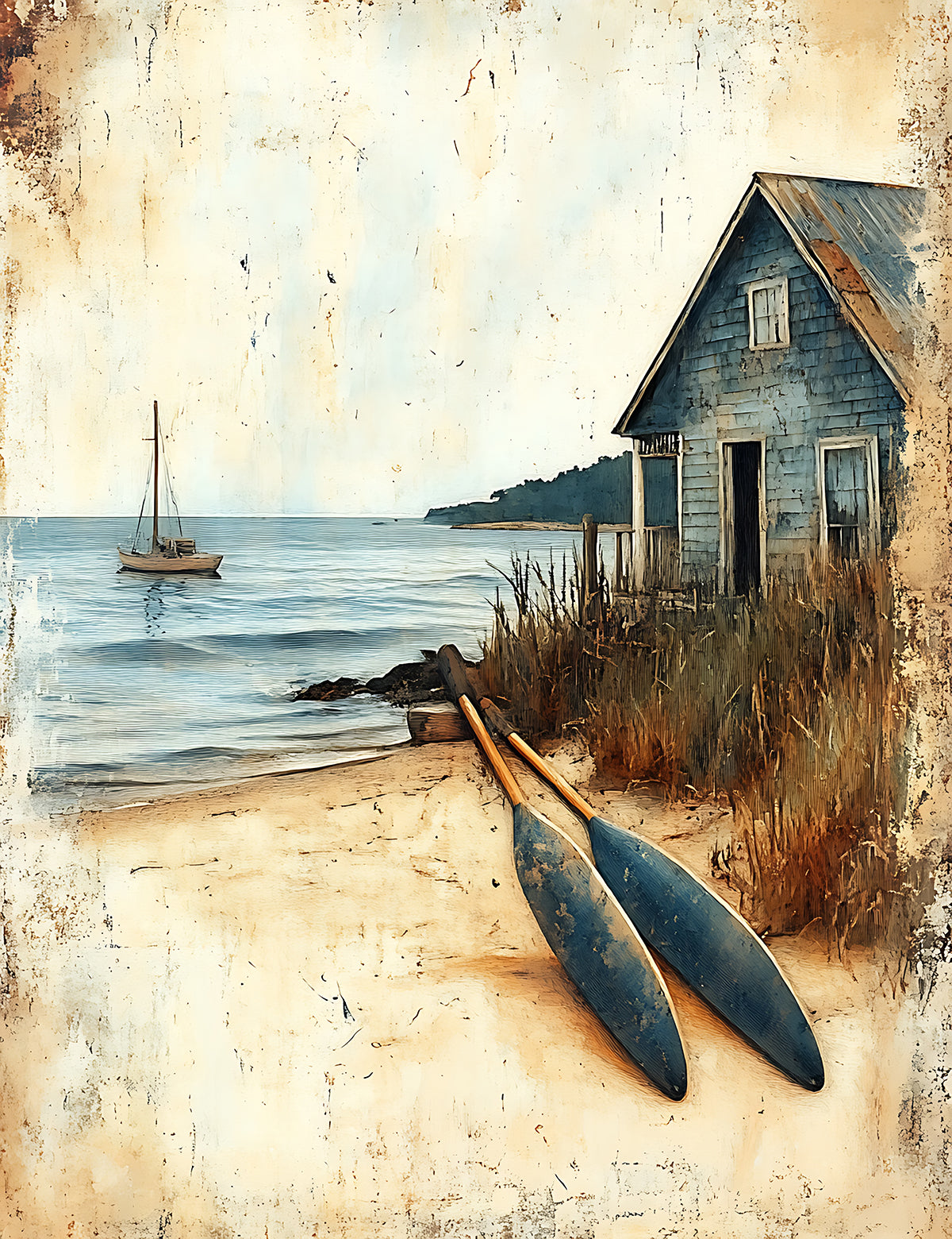 Vintage Coastal 1 Dashboards