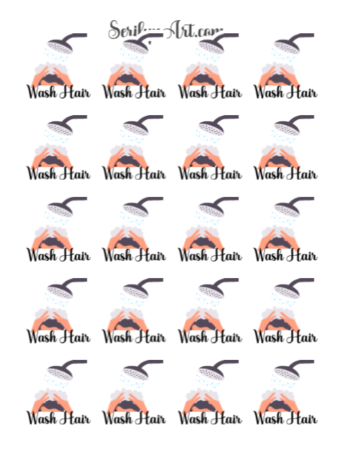 Wash Hair Scripts and Icons