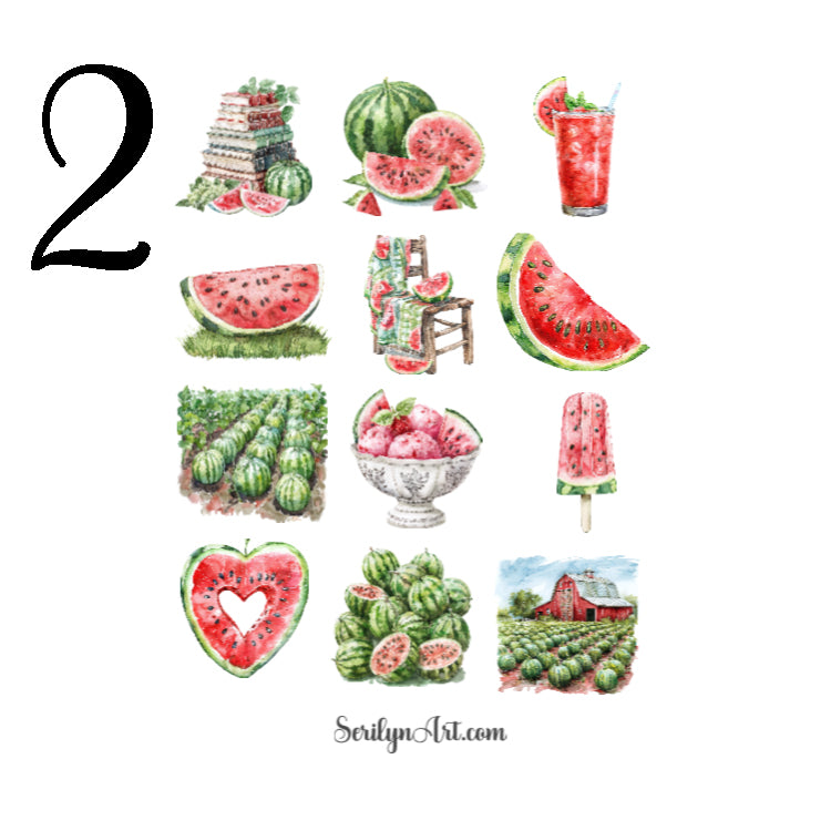 Watermelon Addiction Sticker Sheet