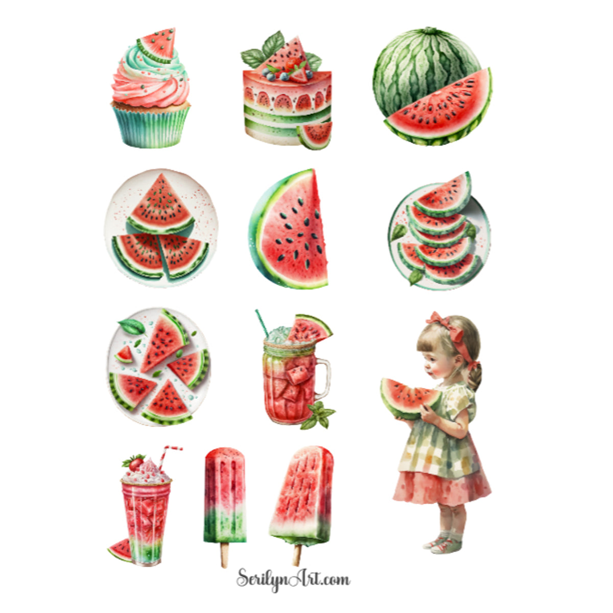 Watermelon Treats Sticker Sheet