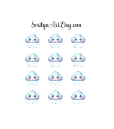 Weather Functional Sticker Sheet